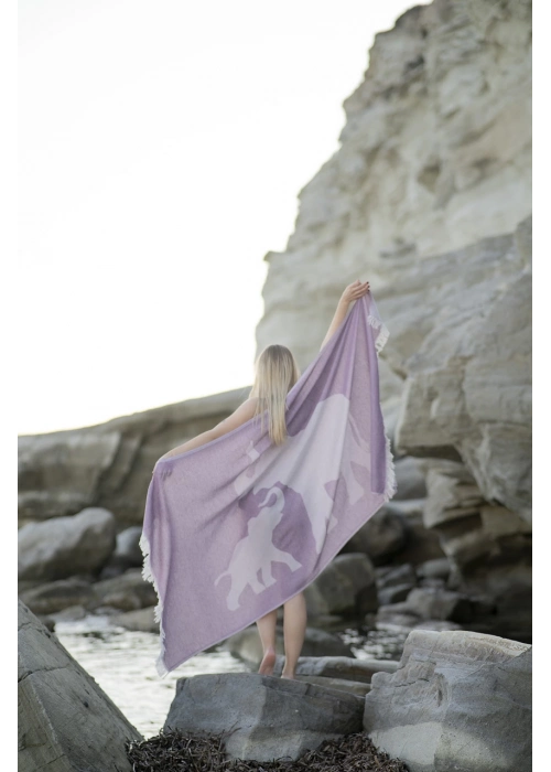 Elephant Purple Peshtemal (Sustainable Cotton)