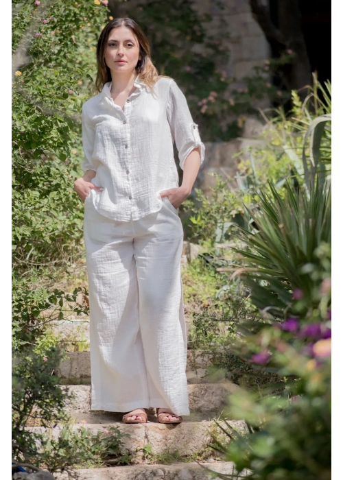 Elya Beyaz Gömlek