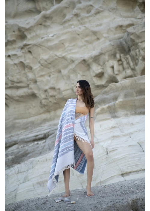 Hierapolis Blue Peshtemal