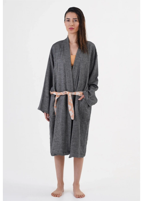 Lady Black Bathrobe