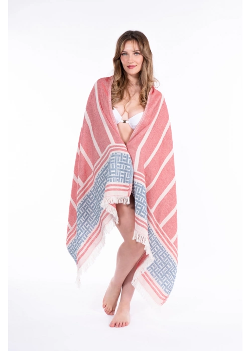 Letoon Kırmızı Peshtemal