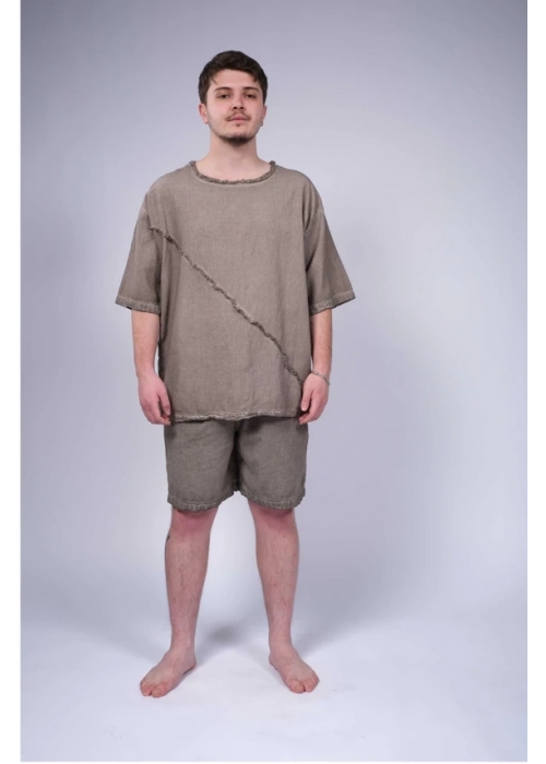 Ateiler Chaputs Keten  Yeşil Tişört