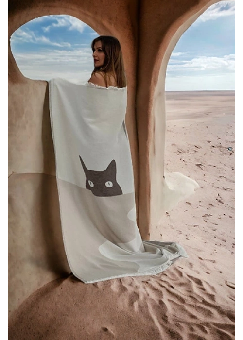 Luna Battaniye - Bej ve Kahverengi