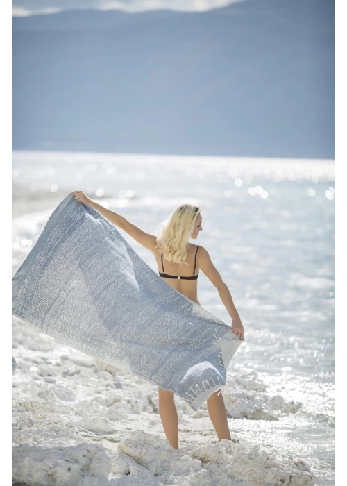 Natica Lacivert Peshtemal