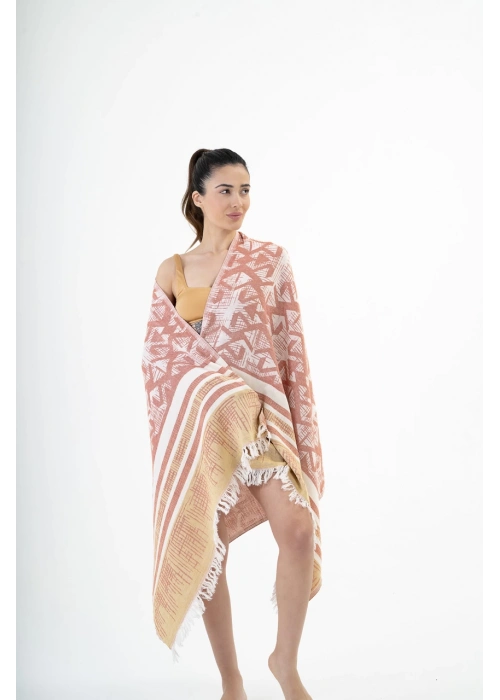 Nautilus Kırmızı Peshtemal (Sürdürülebilir Pamuk)