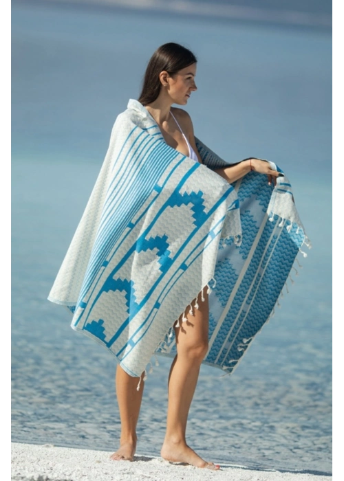 Nesta Turquoise Peshtemal