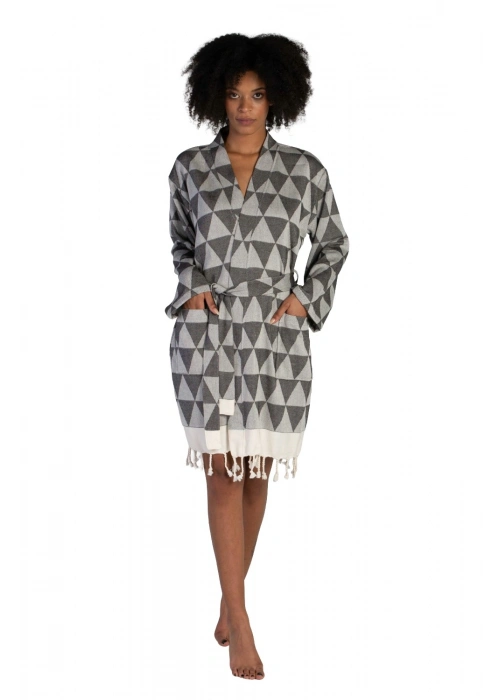 Niobe Black Bathrobe