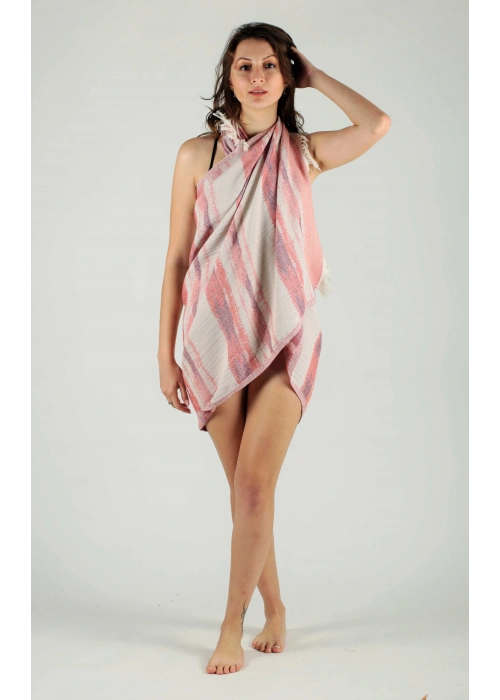 Paua Kırmızı Peshtemal