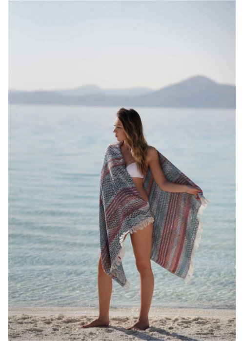 Pica Donanma Mavisi & Kırmızı Peştamal