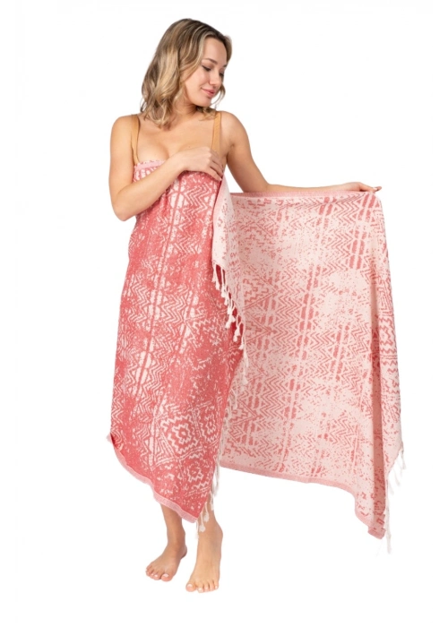 Priene Red Peshtemal