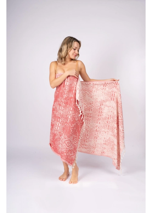 Priene Red Peshtemal