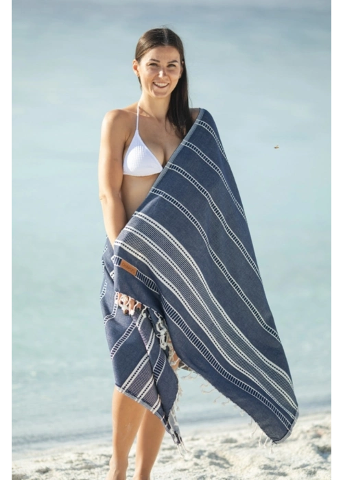 Sundia Navy Blue Peshtemal