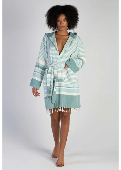 Torelia Yeşil Bornoz