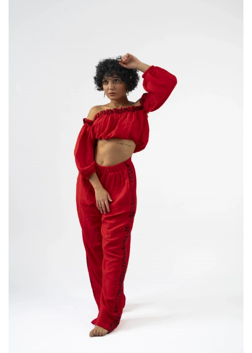 Vesta Kırmızı Pantolon