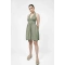Hera Green Linen Dress