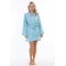 Smyrna Blue Bathrobe