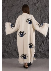 Eye Wooden Printed Kaftan