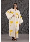 Palm Wooden Printed Kaftan
