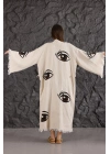 Eye Wooden Printed Kaftan