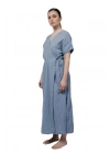 Anvelop Blue Muslin Dress