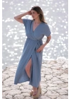 Anvelop Blue Muslin Dress