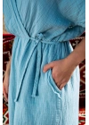 Anvelop Sky Blue Muslin Dress