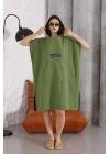 Doğa için Doğmuş Yeşil Orman Ponço