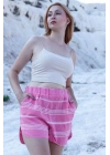 Didyma Pembe Plaj Şortları