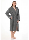 Edessa Black Bathrobe (plain long)