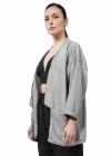 Gaia Grey Linen Kimono