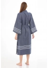 Glay Navy Blue Bathrobe