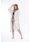 Hieron Beige Bathrobe