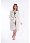 Hieron Beige Bathrobe