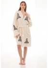 Kelim Wooden Stamp Bathrobe