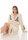 Kelim Wooden Stamp Bathrobe