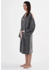 Lady Black Bathrobe