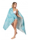 Priene Turquoise Peshtemal