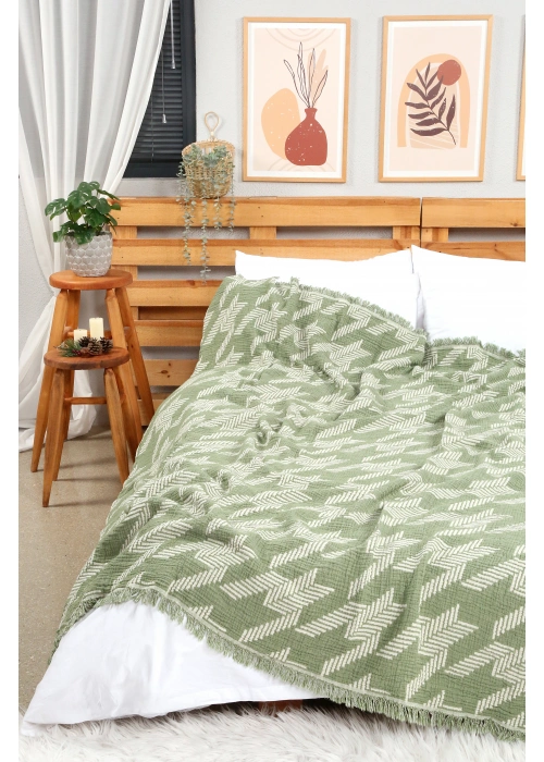 Crows XL Muslin Throw