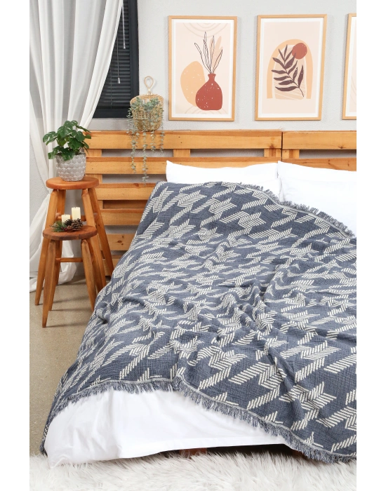 Crows XL Muslin Throw