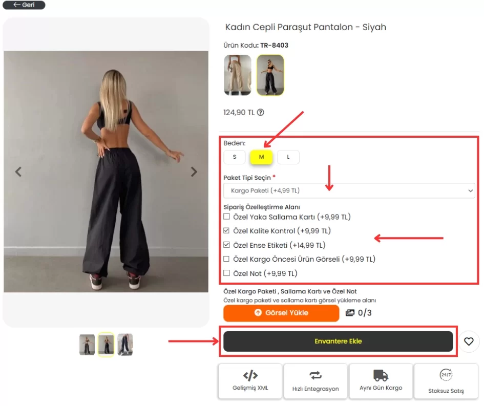 Ürün Bilgi Girişi