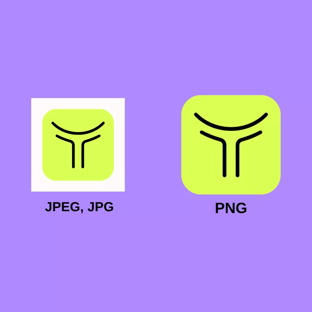 PNG ve JPEG farkı görseli