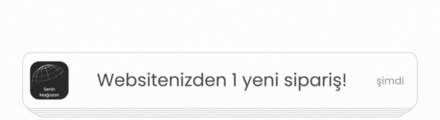 Yeni Sipariş Gif