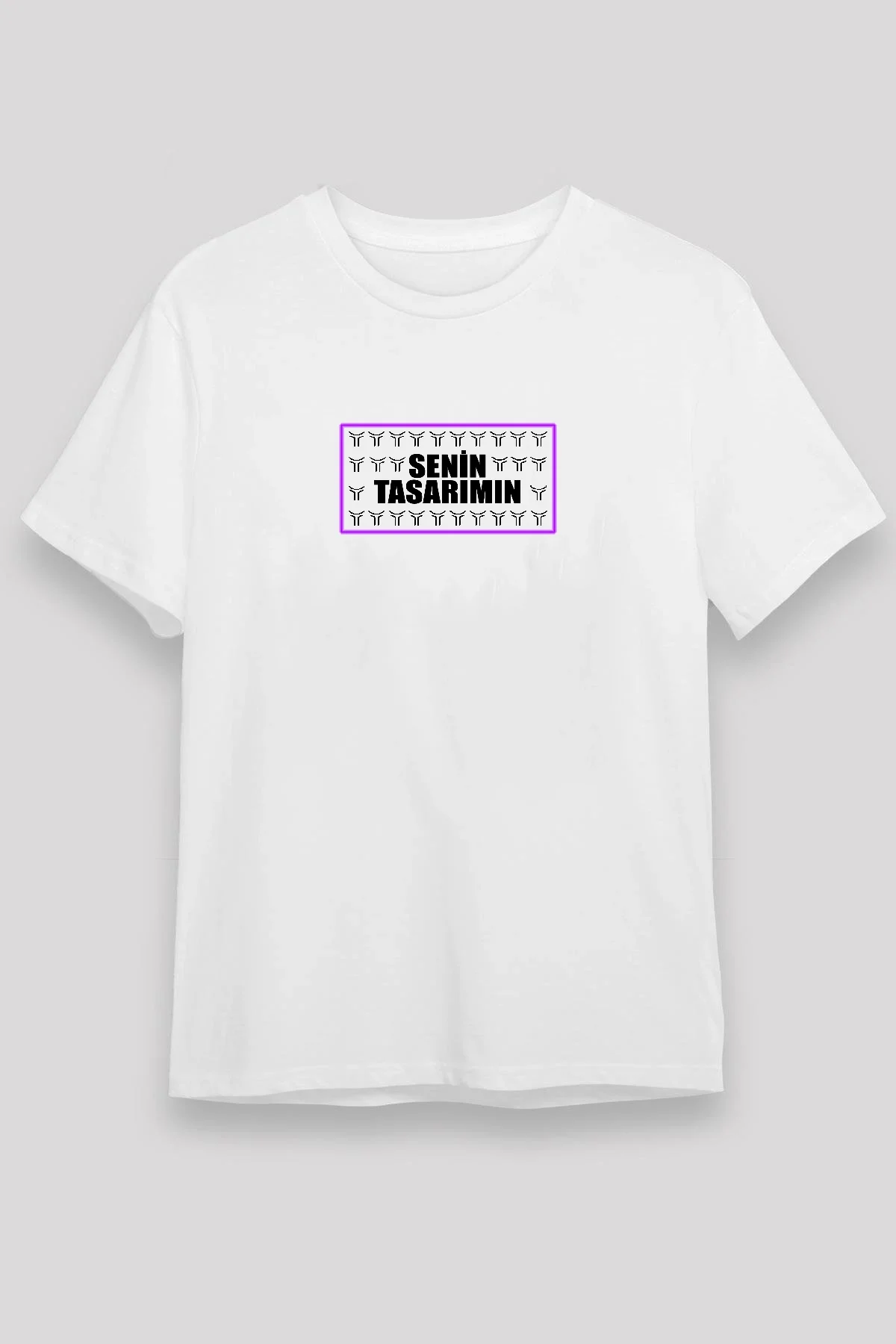 24/1 Düz Regular T-shirt - Beyaz