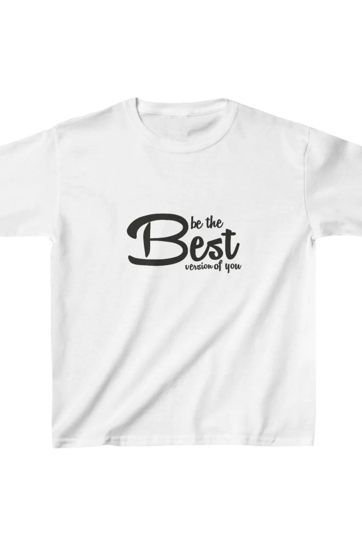 Unisex Çocuk Baskılı T-Shirt - Beyaz