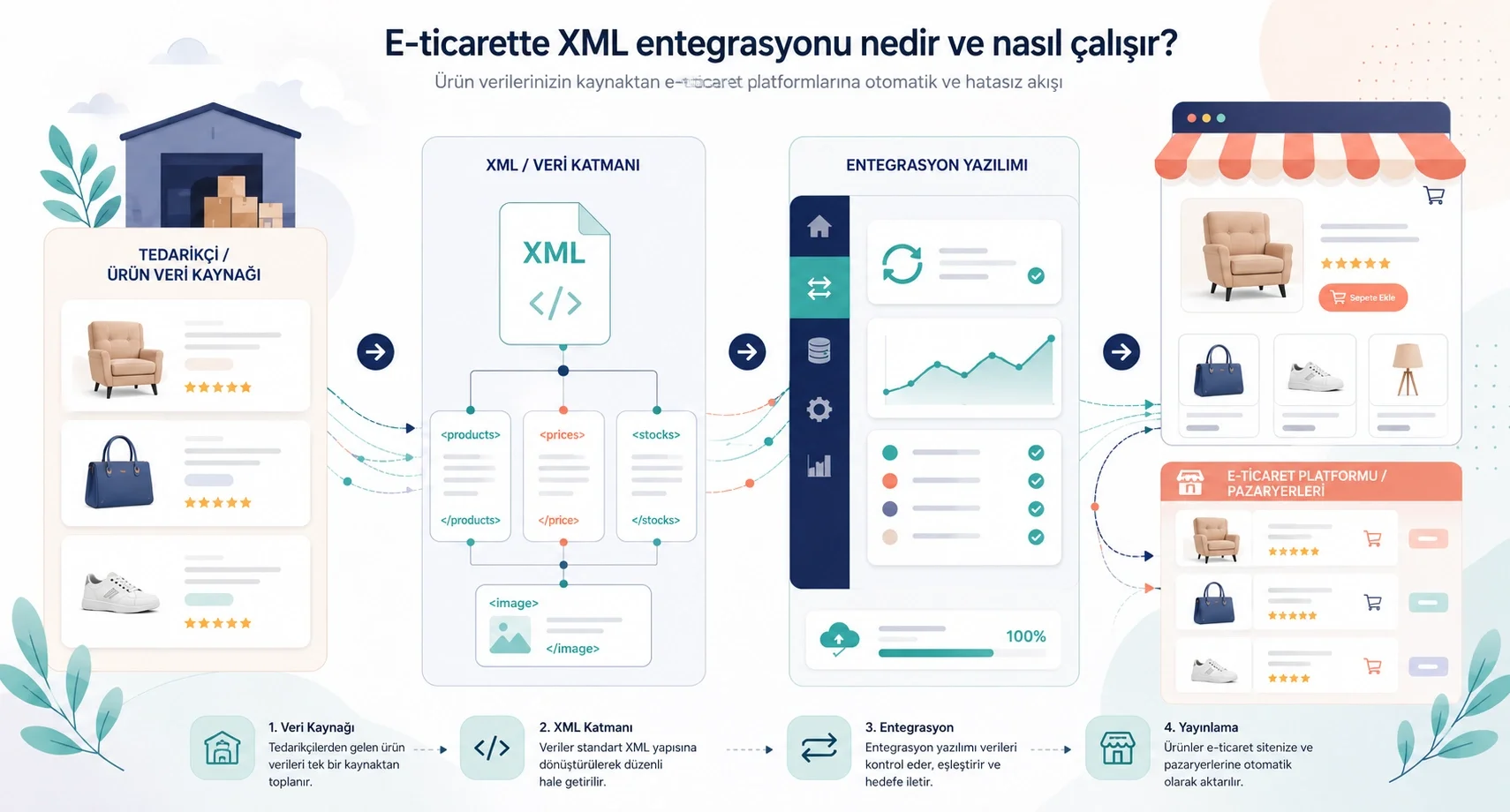 E-Ticarette XML Entegrasyonu Nedir ve Nasıl Çalışır?