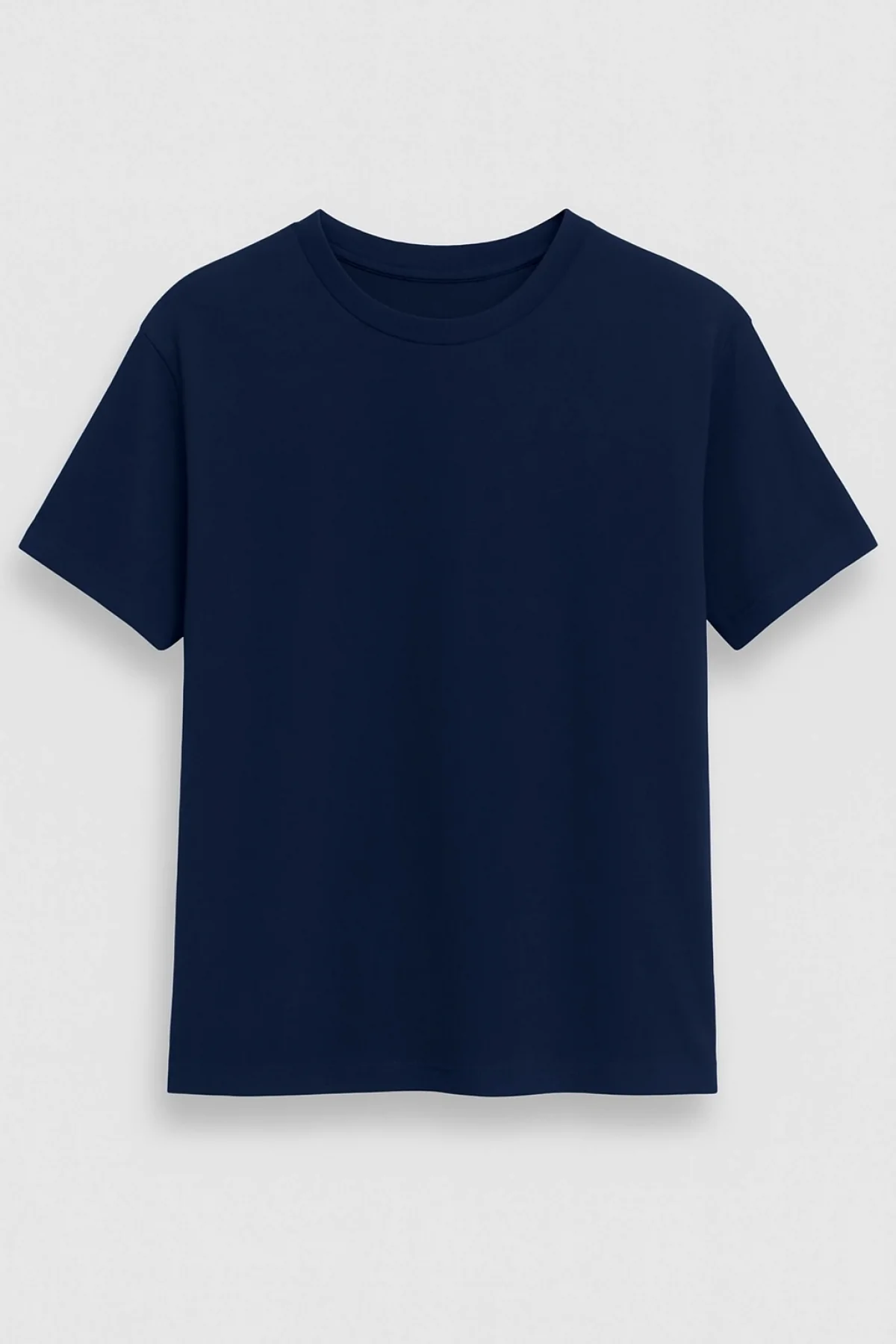 Arka Oversize T-shirt 24/1 Düz - Lacivert