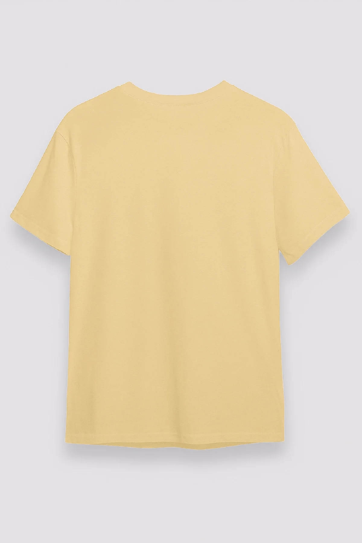 Ön 24/1 Düz Oversize T-shirt - Bej