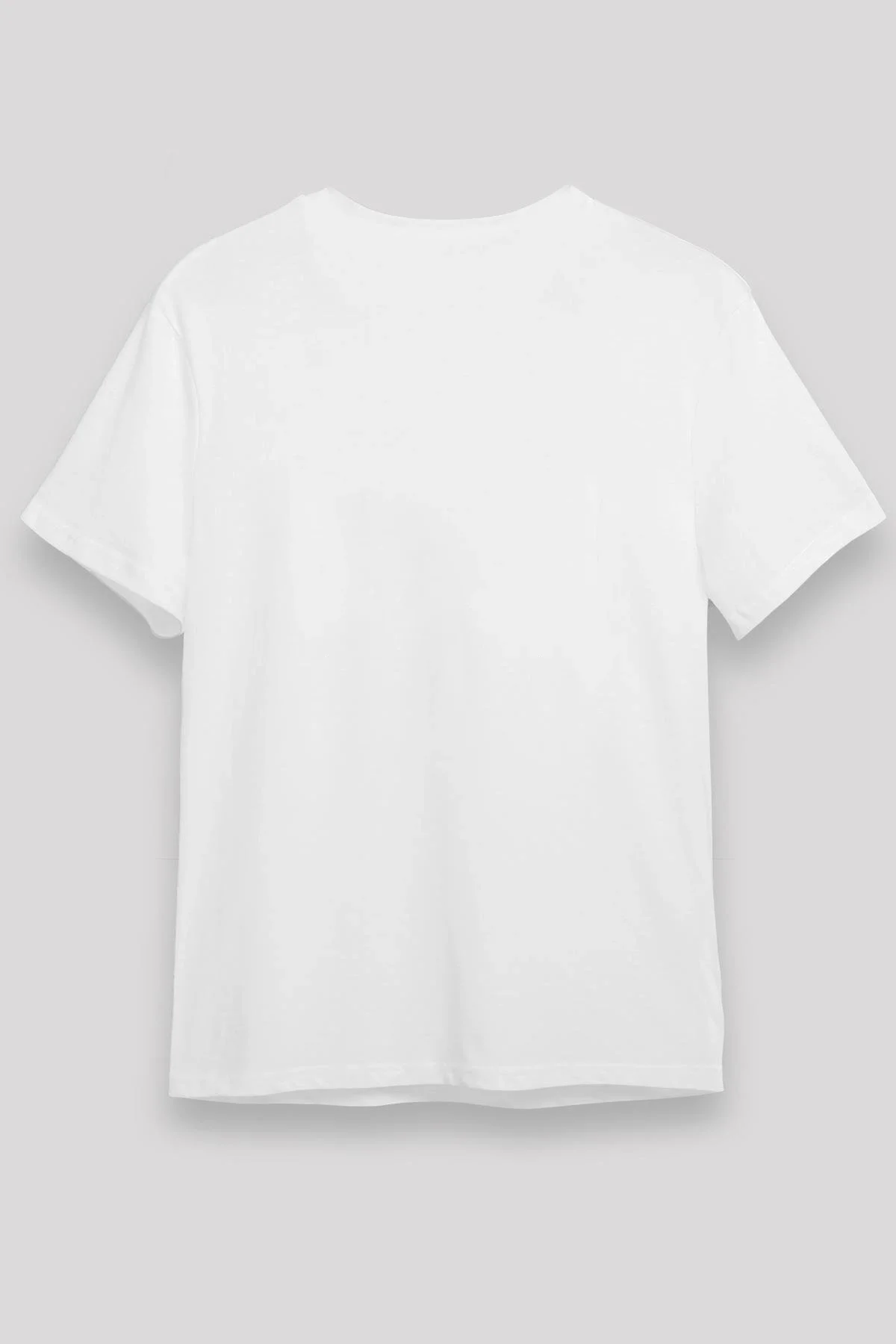 Ön 24/1 Düz Oversize T-shirt - Beyaz