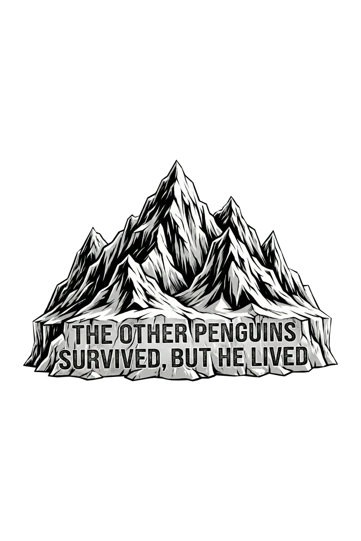 Kadın Nihilist Penguen Temalı Oversize Kapüşonlu Sweatshirt - Beyaz