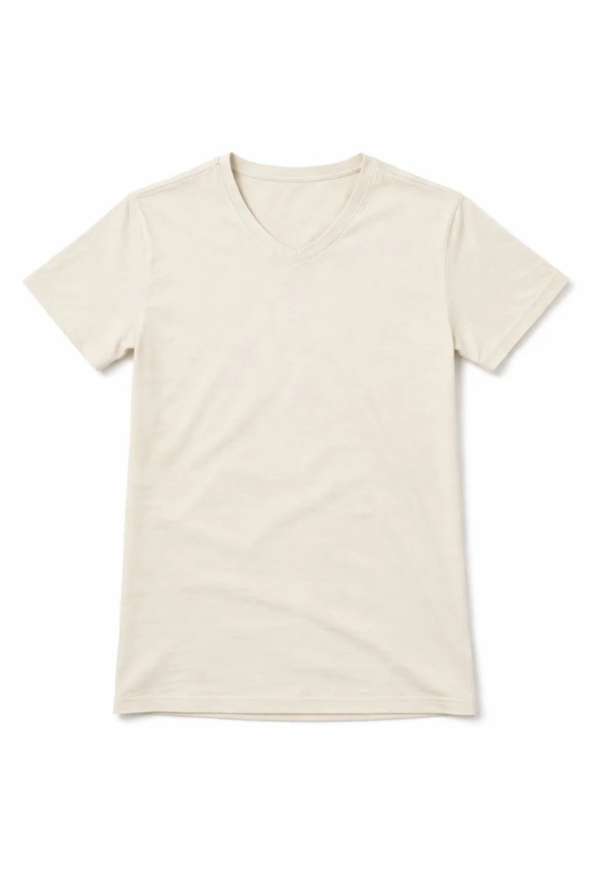 Genç Erkek Çocuk V Yaka Tişört Model - Taş